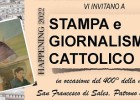 23 gennaio: giornata su “Stampa e giornalismo cattolico”